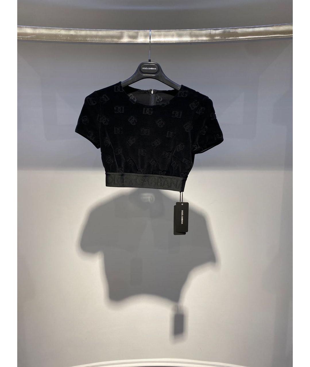 DOLCE&GABBANA Черная футболка, фото 2