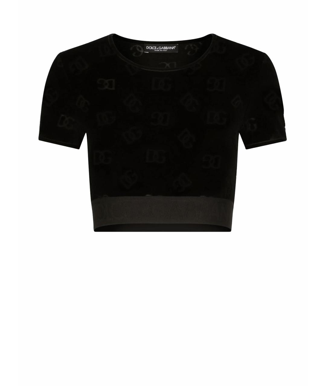 DOLCE&GABBANA Черная футболка, фото 1