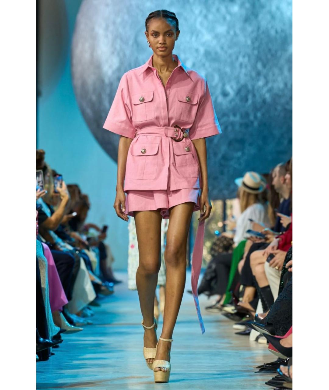 ELIE SAAB Розовый костюм с брюками, фото 4