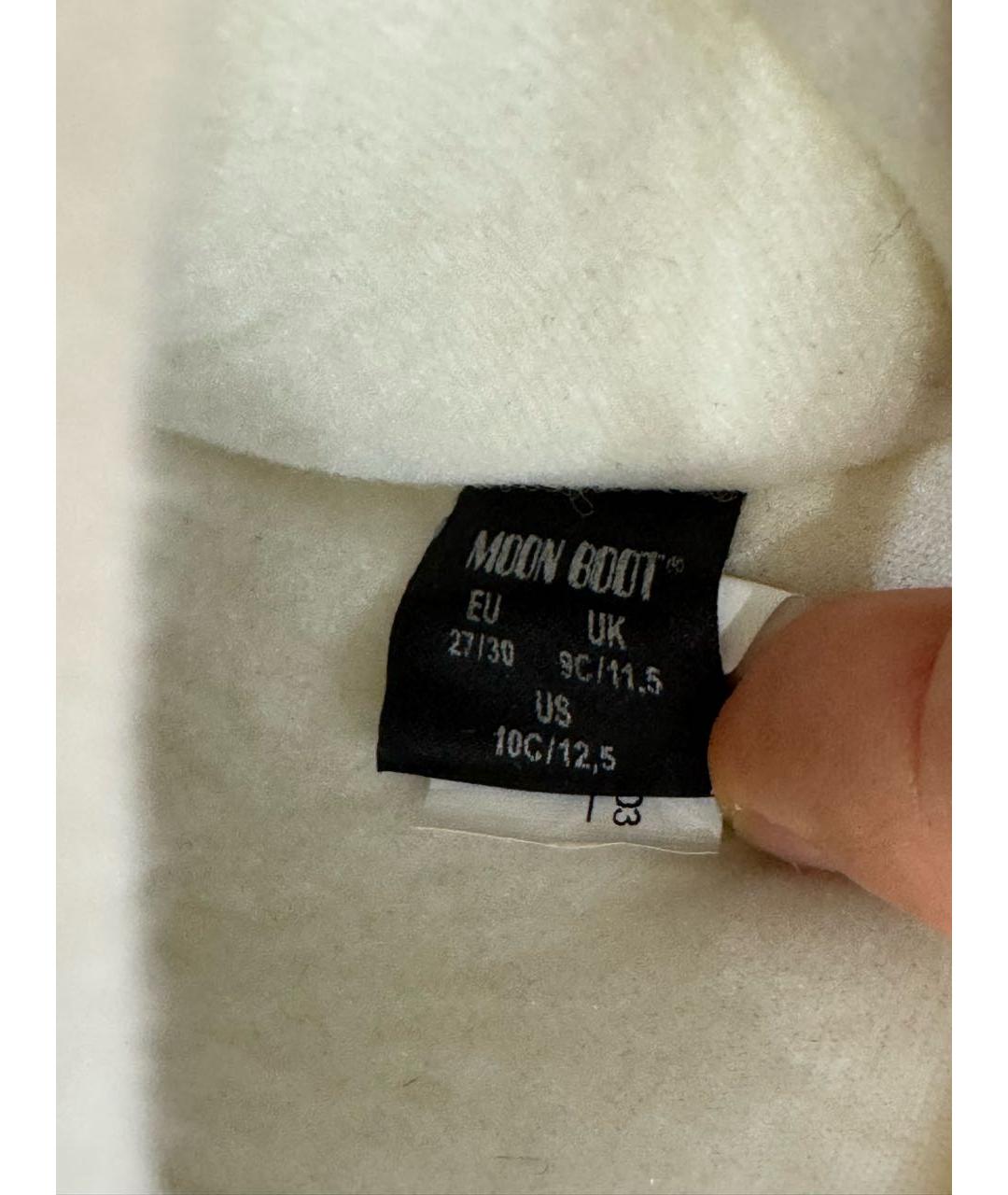 MOON BOOT Золотые сапоги, фото 6