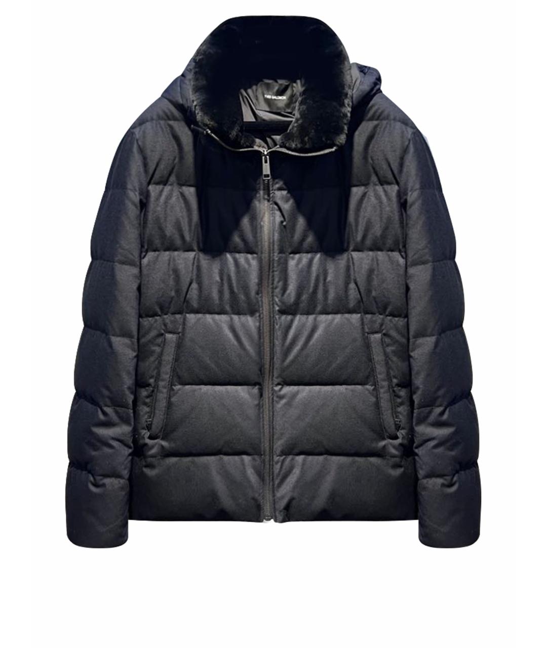 YVES SALOMON Черная полиамидовая куртка, фото 1