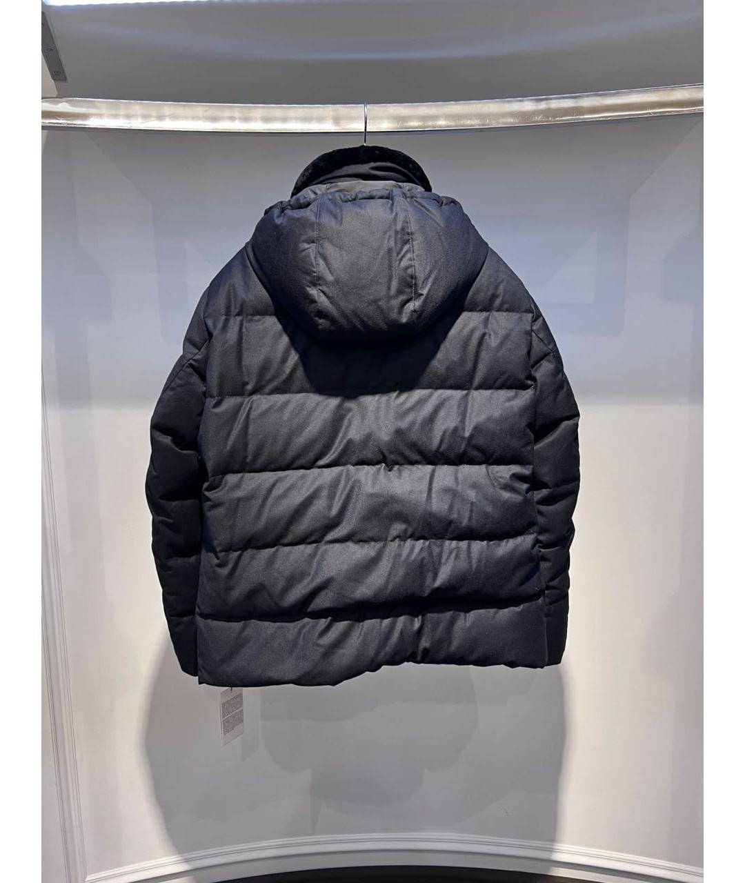 YVES SALOMON Черная полиамидовая куртка, фото 2