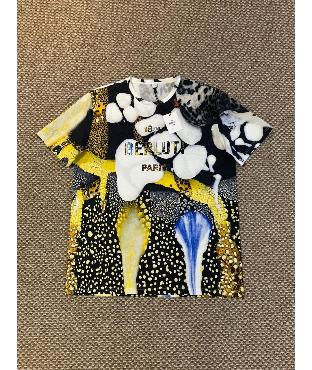 BERLUTI Мульти хлопковая футболка, фото 9