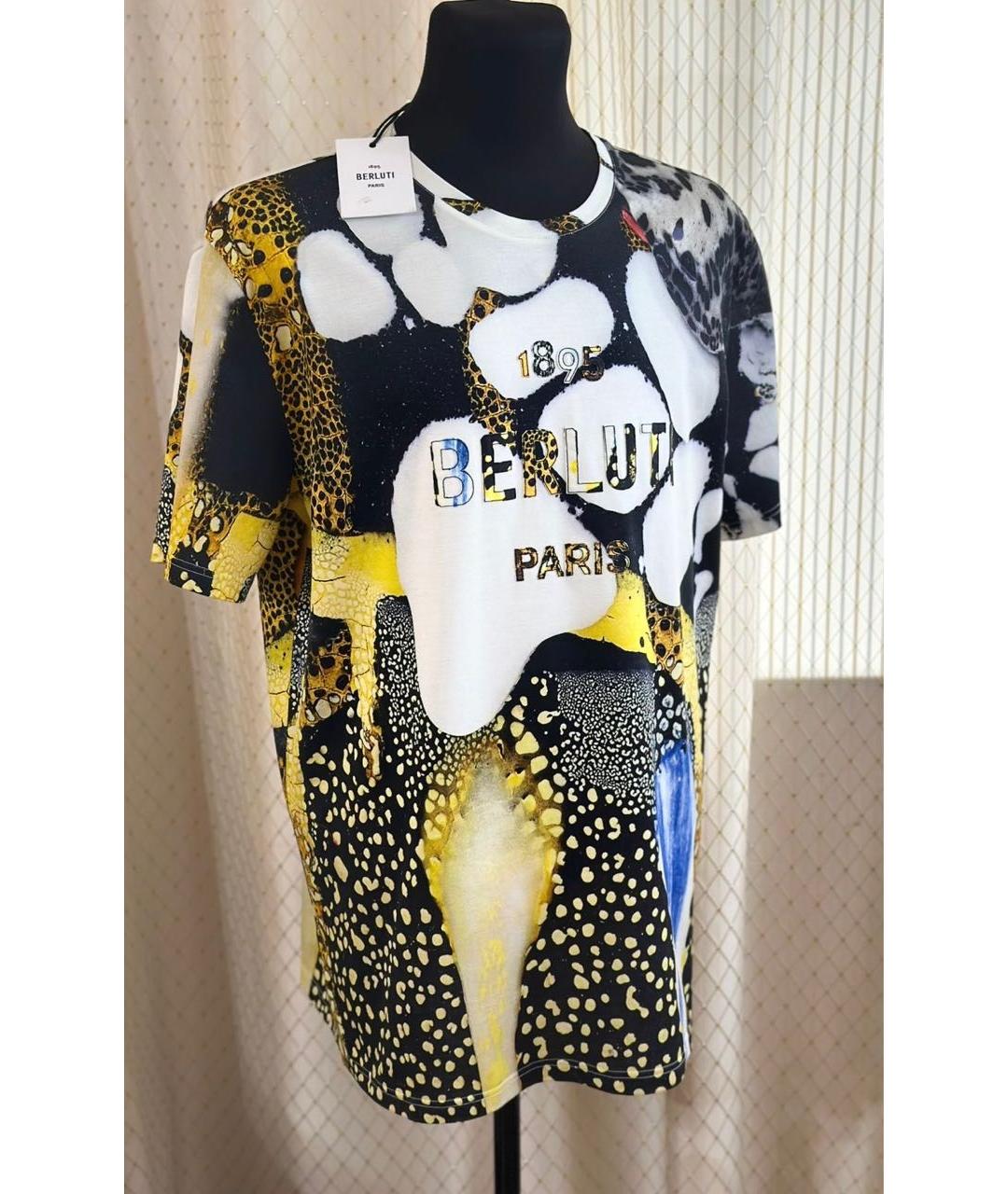 BERLUTI Мульти хлопковая футболка, фото 2