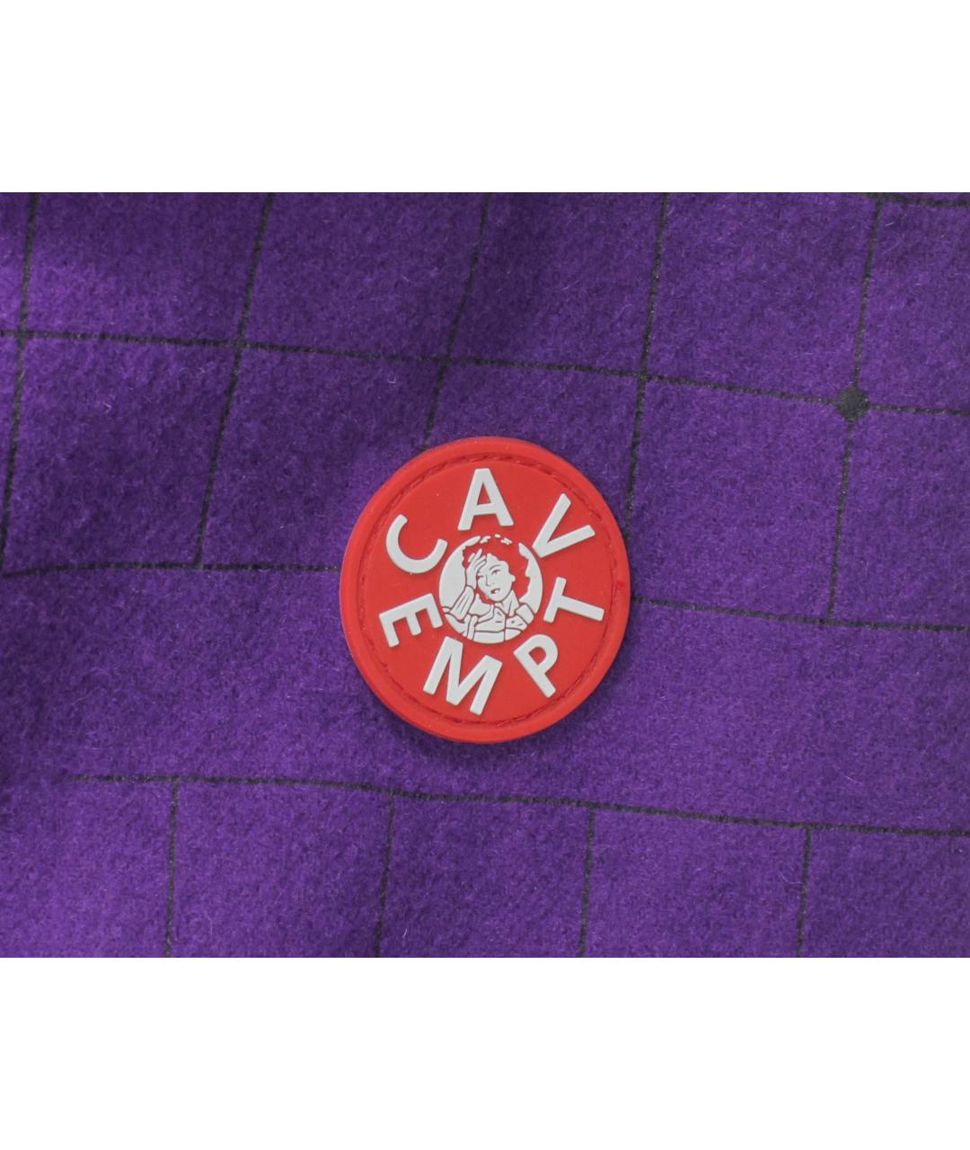 CAV EMPT Фиолетовая шерстяная кэжуал рубашка, фото 3