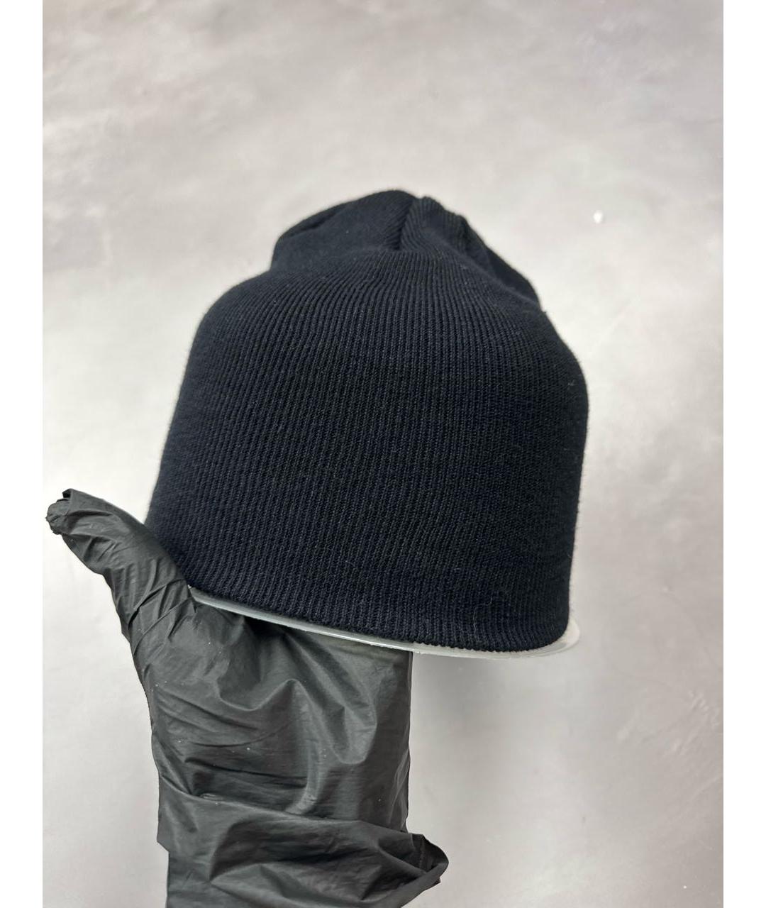 YOHJI YAMAMOTO Черная шапка, фото 4