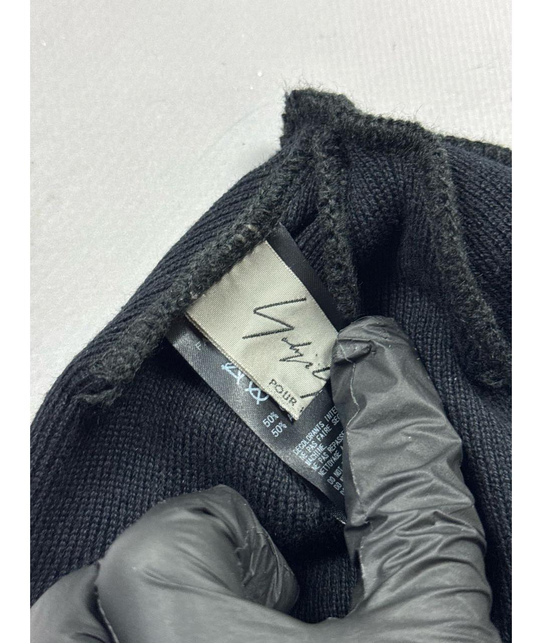 YOHJI YAMAMOTO Черная шапка, фото 6