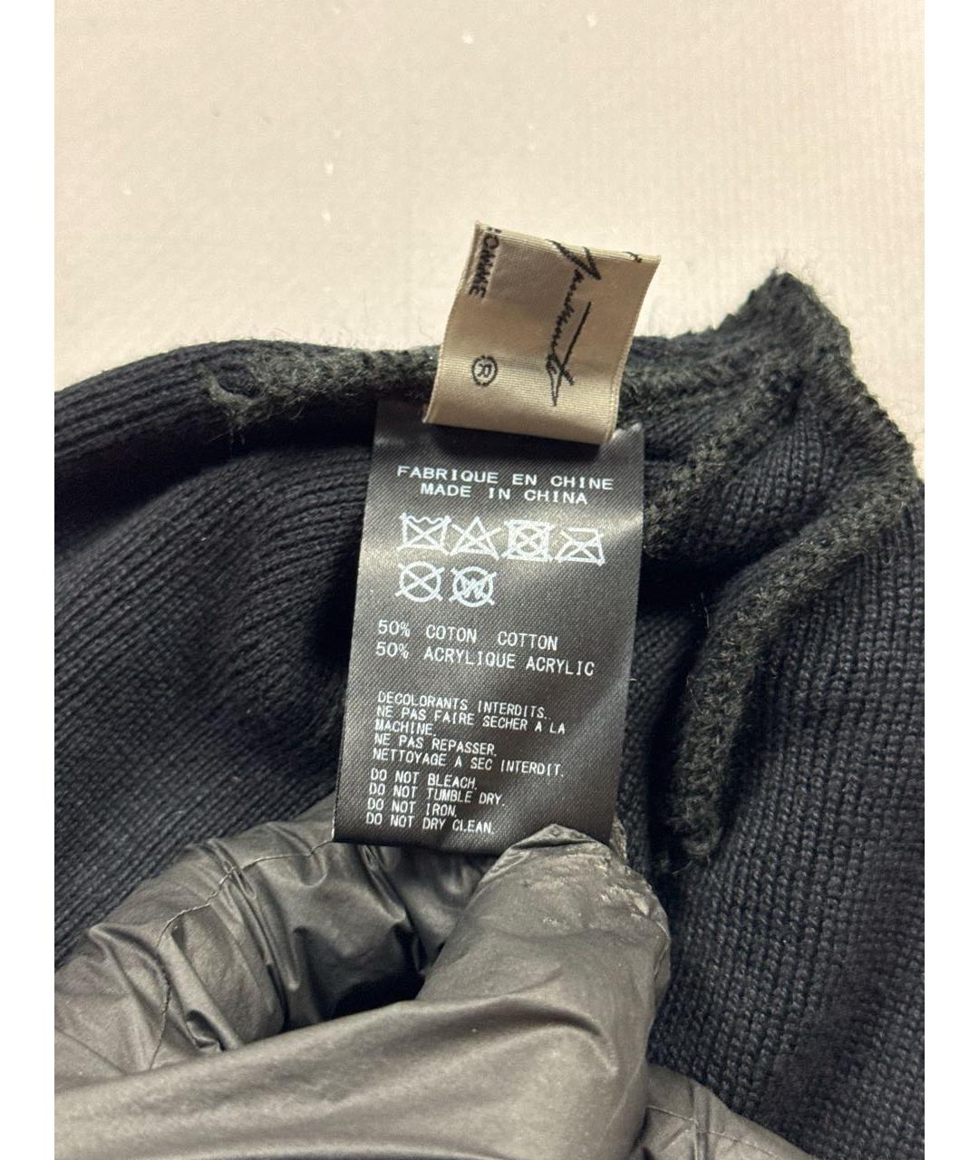 YOHJI YAMAMOTO Черная шапка, фото 7