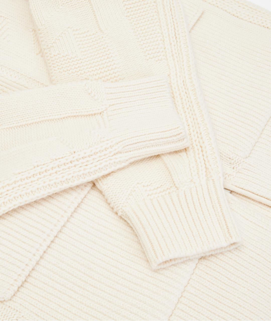 HERMES Бежевый шерстяной кардиган, фото 6