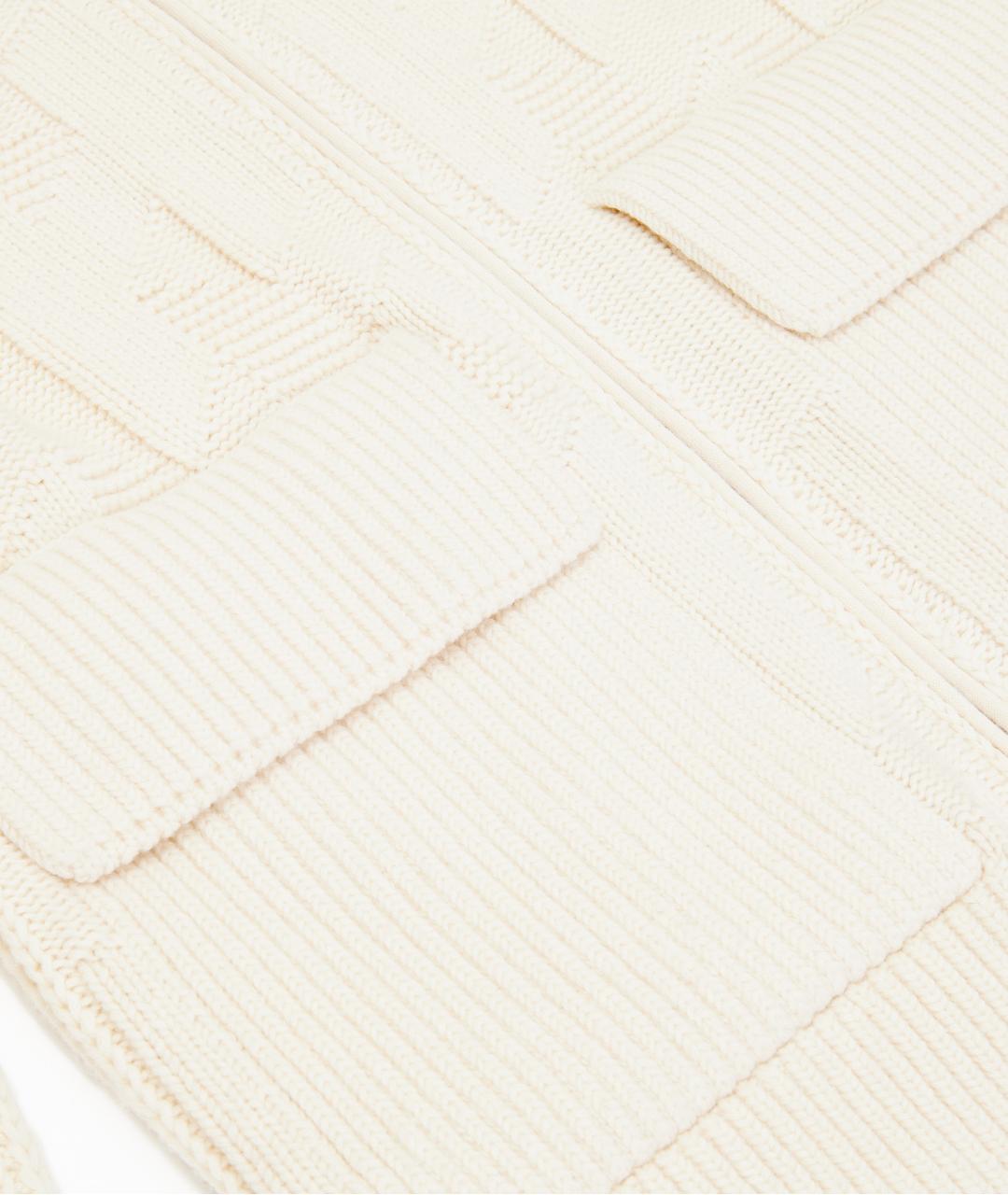 HERMES Бежевый шерстяной кардиган, фото 5