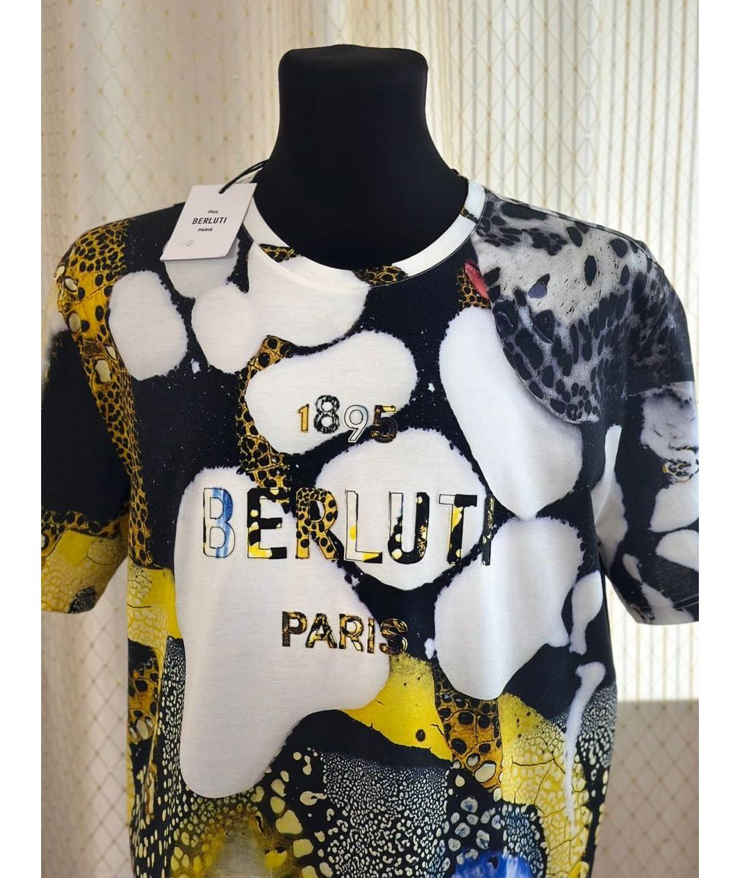 BERLUTI Мульти хлопковая футболка, фото 5