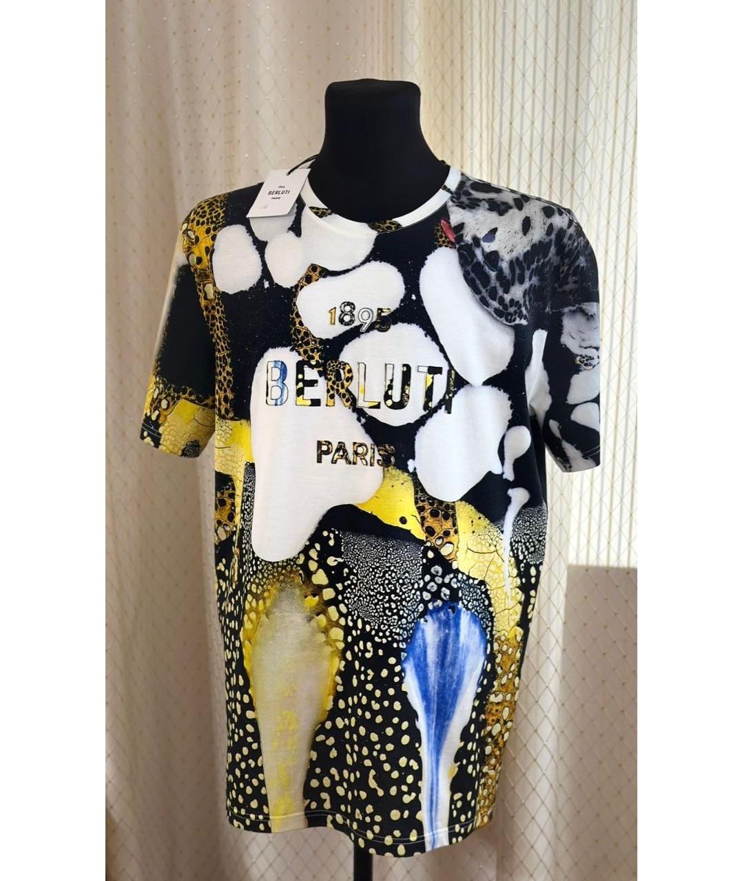 BERLUTI Мульти хлопковая футболка, фото 3