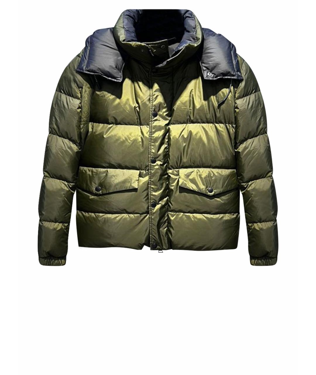 YVES SALOMON Зеленая полиэстеровая куртка, фото 1