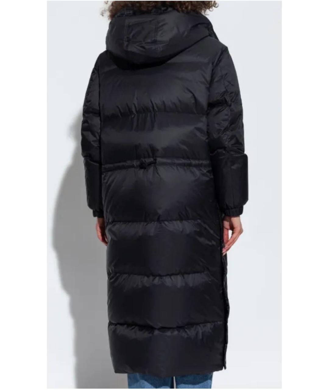 YVES SALOMON Черный полиэстеровый пуховик, фото 2