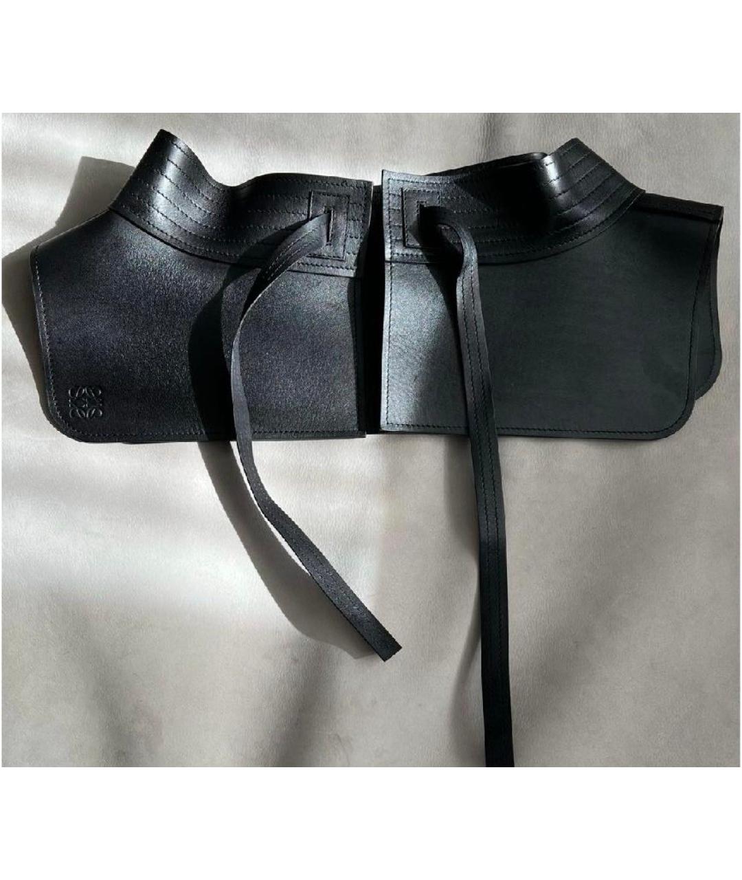 LOEWE Черный кожаный ремень, фото 8