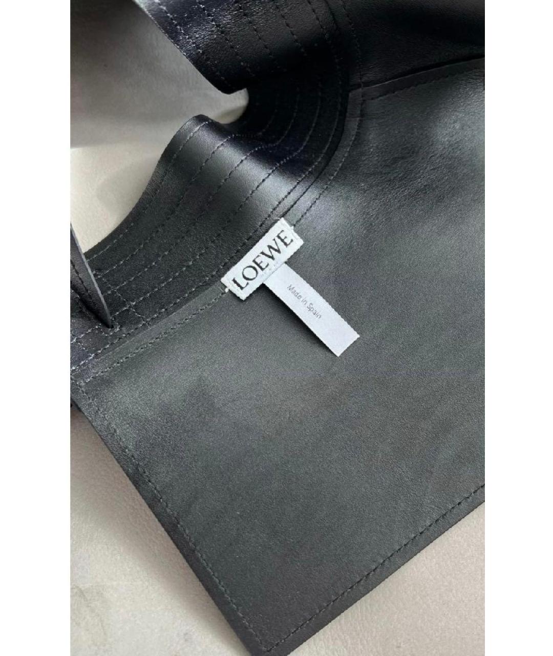 LOEWE Черный кожаный ремень, фото 3
