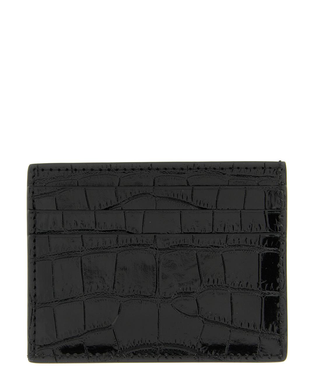TOM FORD Черный кожаный кардхолдер, фото 2