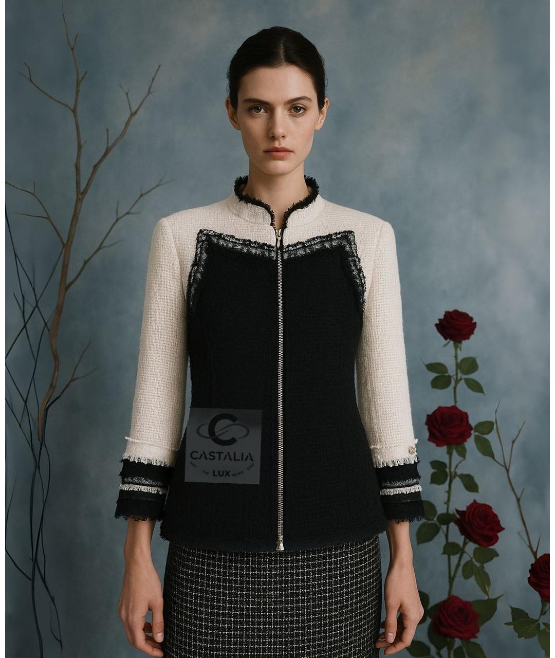 CHANEL Твидовый жакет/пиджак, фото 3