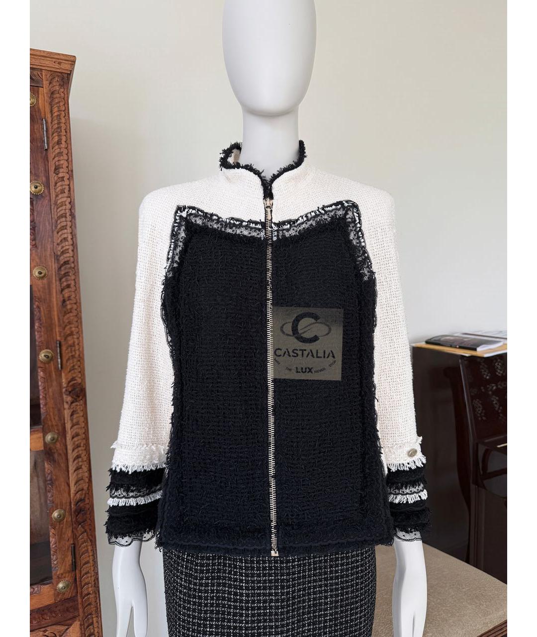 CHANEL Твидовый жакет/пиджак, фото 4