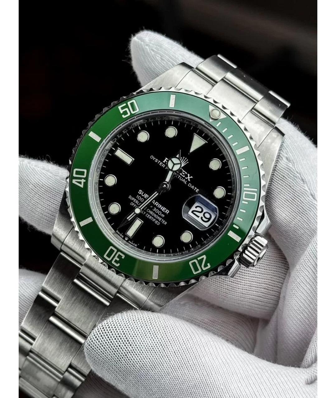 ROLEX Зеленые часы, фото 2