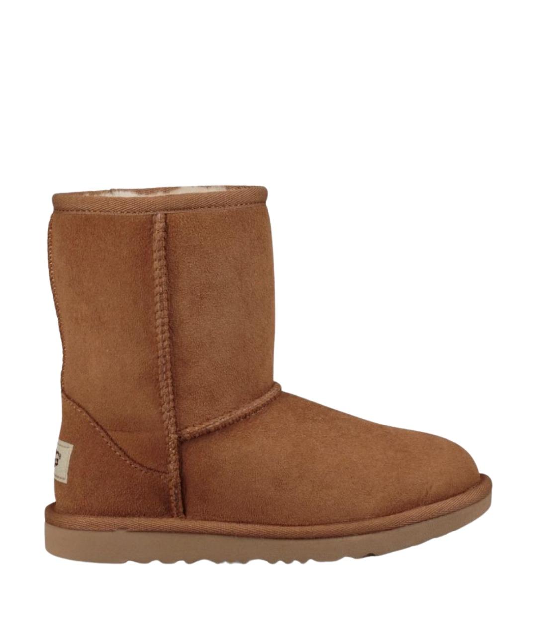 UGG AUSTRALIA Коричневые замшевые полусапоги, фото 1