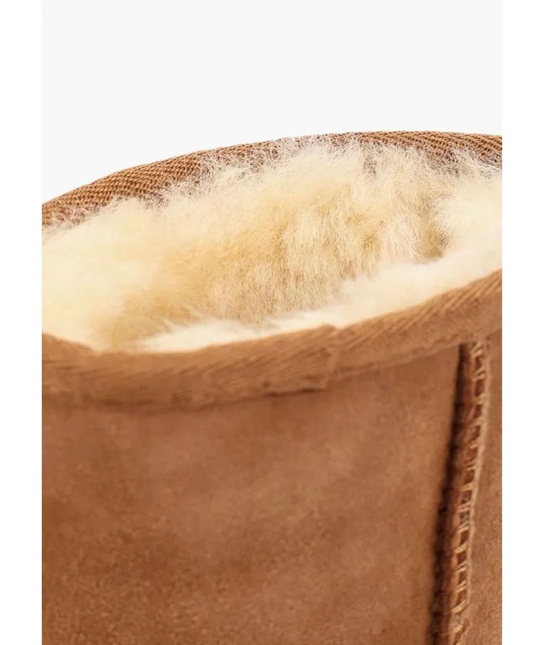 UGG AUSTRALIA Коричневые замшевые полусапоги, фото 5