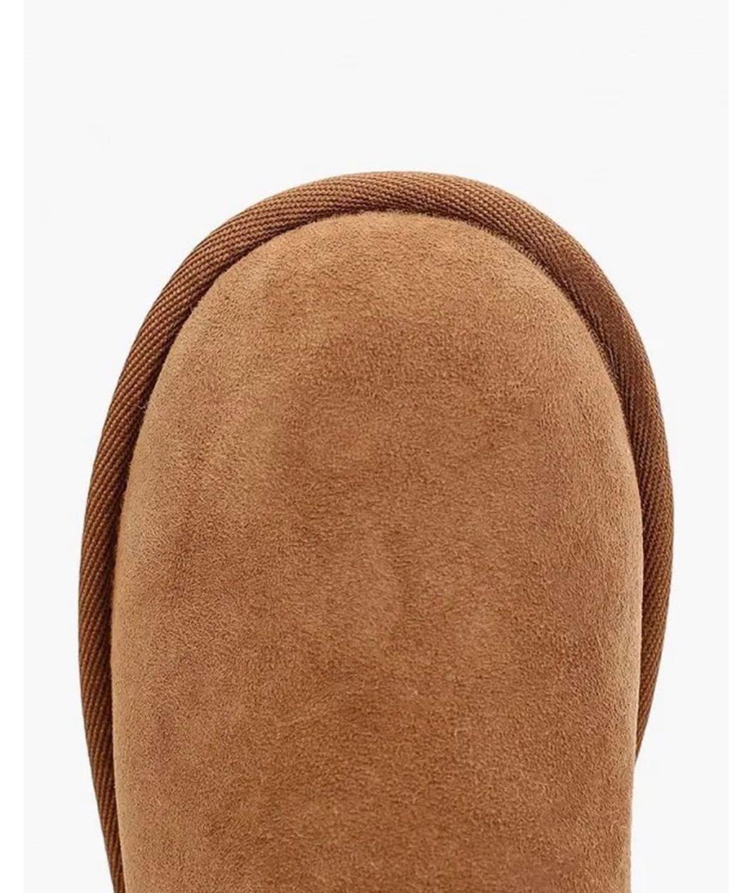 UGG AUSTRALIA Коричневые замшевые полусапоги, фото 3