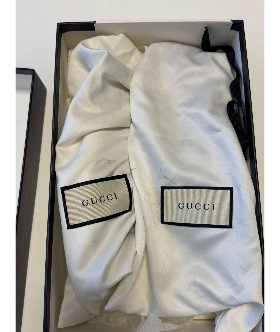 GUCCI Черные кожаные лоферы, фото 8