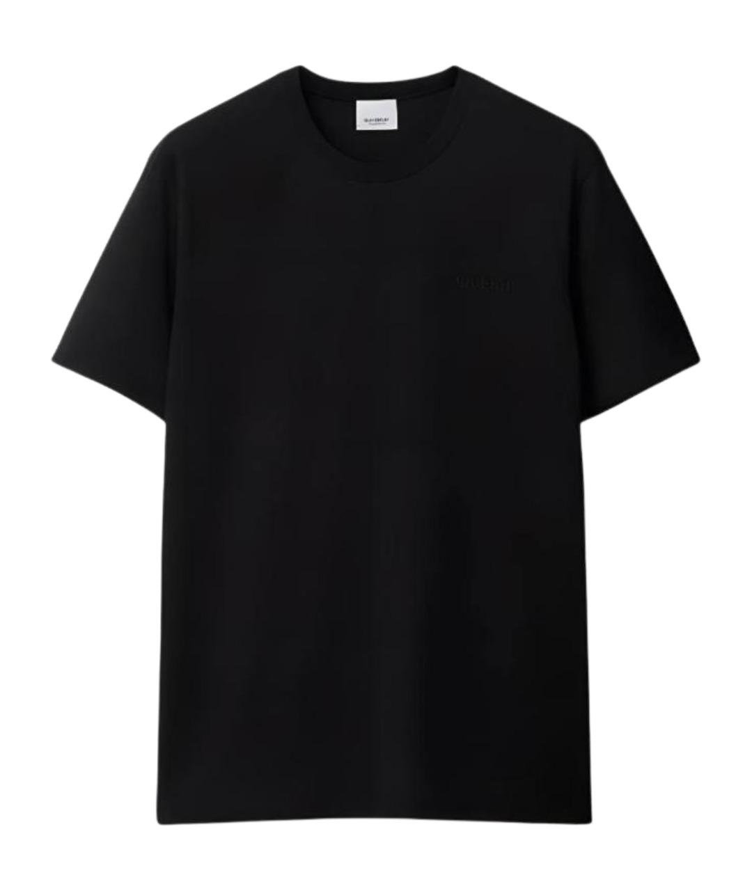 BURBERRY Черная футболка, фото 1