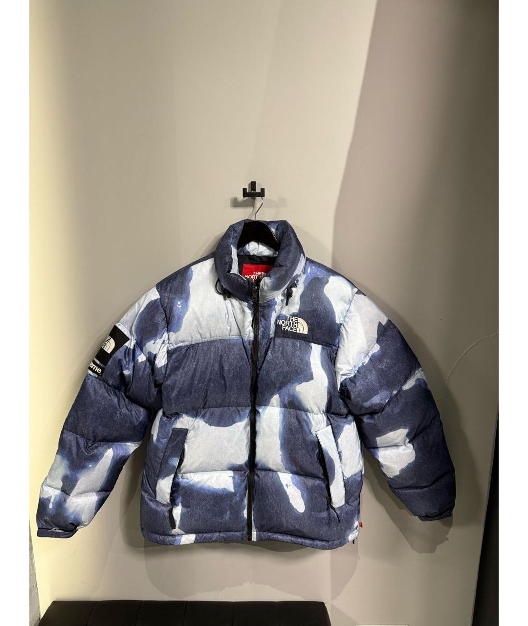 THE NORTH FACE Голубой полиэстеровый пуховик, фото 7