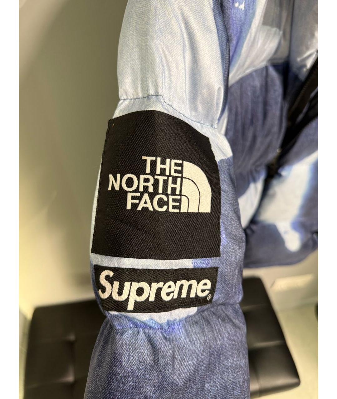 THE NORTH FACE Голубой полиэстеровый пуховик, фото 5