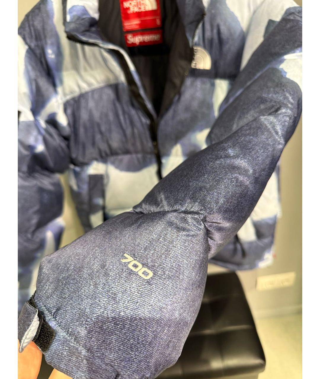 THE NORTH FACE Голубой полиэстеровый пуховик, фото 6