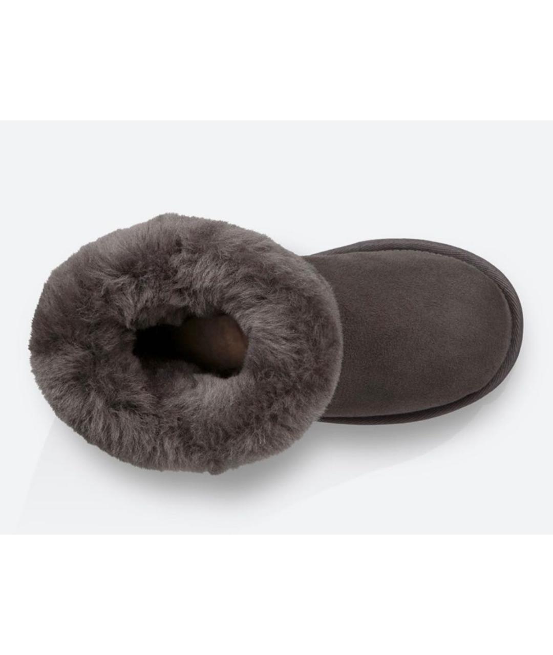 UGG AUSTRALIA Серые замшевые полусапоги, фото 5