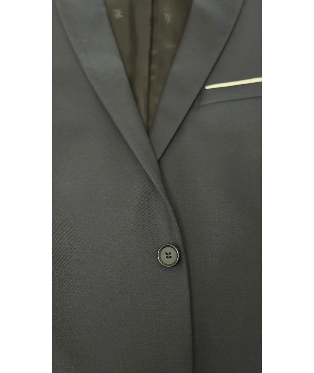 THE KOOPLES Темно-синий шерстяной пиджак, фото 4