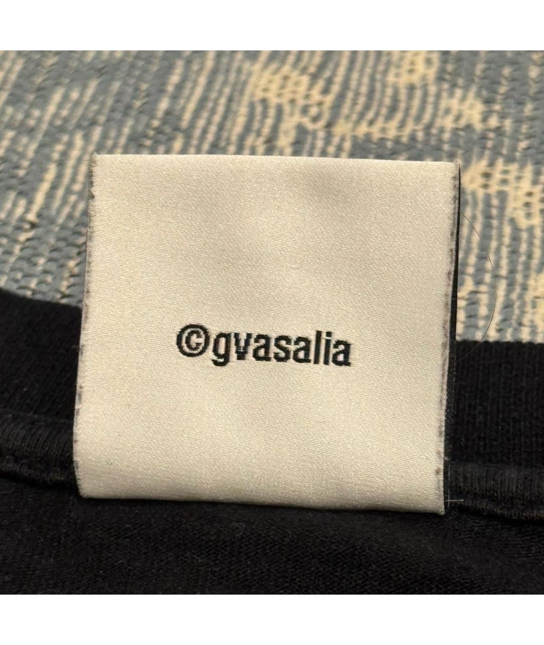 VETEMENTS Черная хлопковая футболка, фото 6