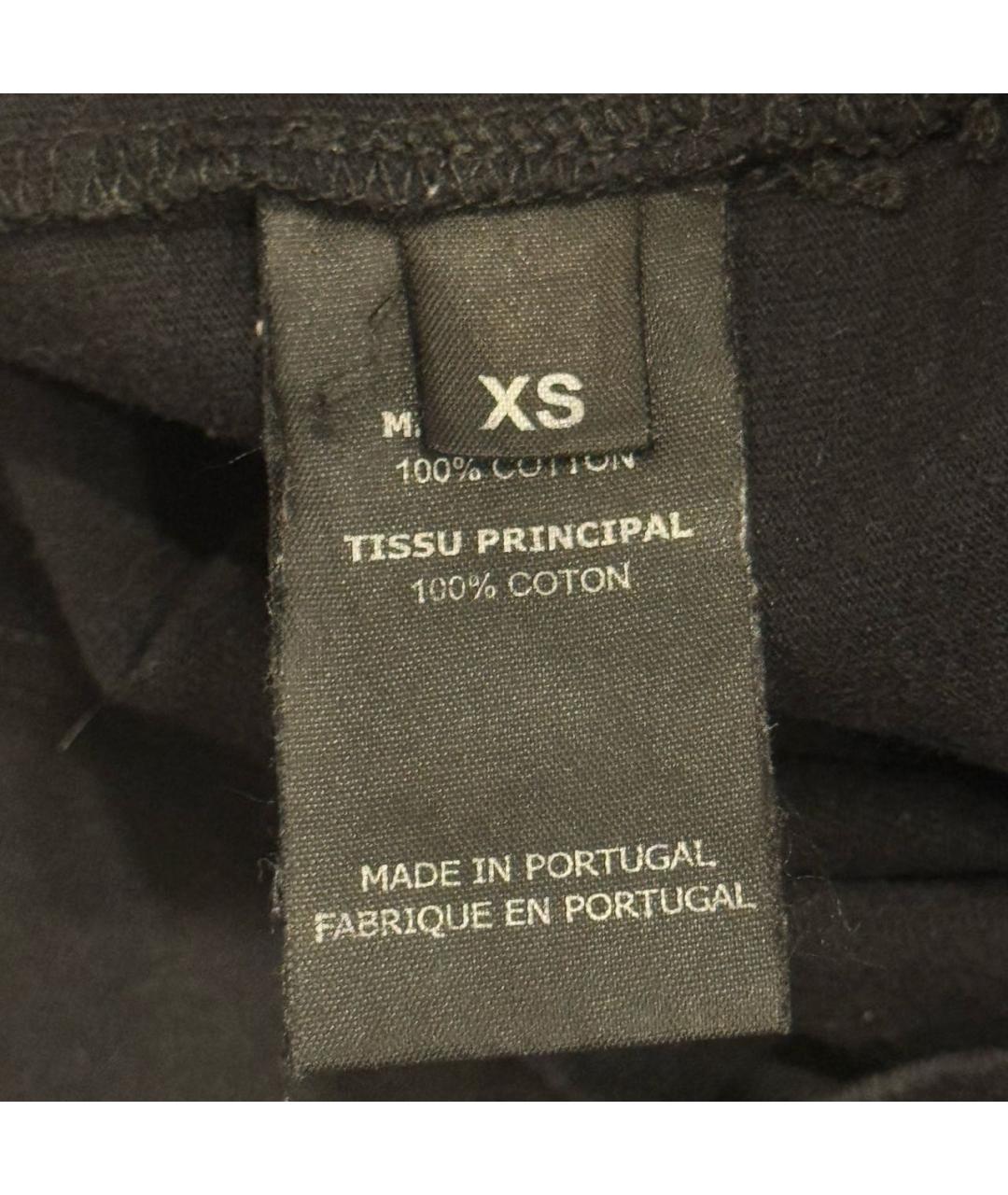 VETEMENTS Черная хлопковая футболка, фото 4