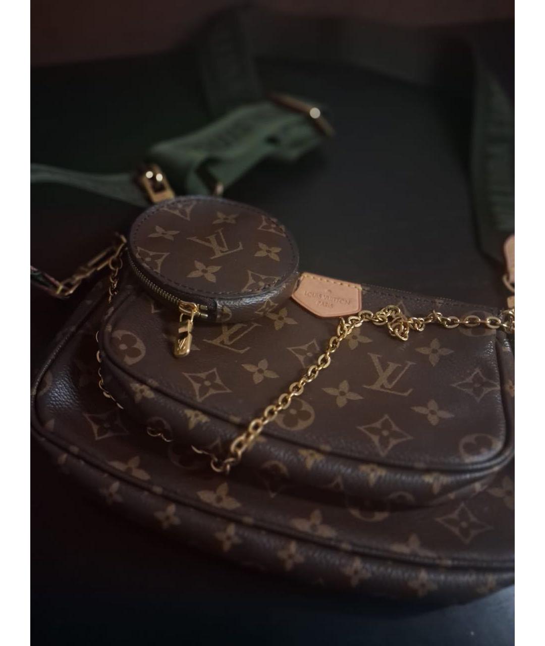 LOUIS VUITTON Коричневая пляжная сумка, фото 4