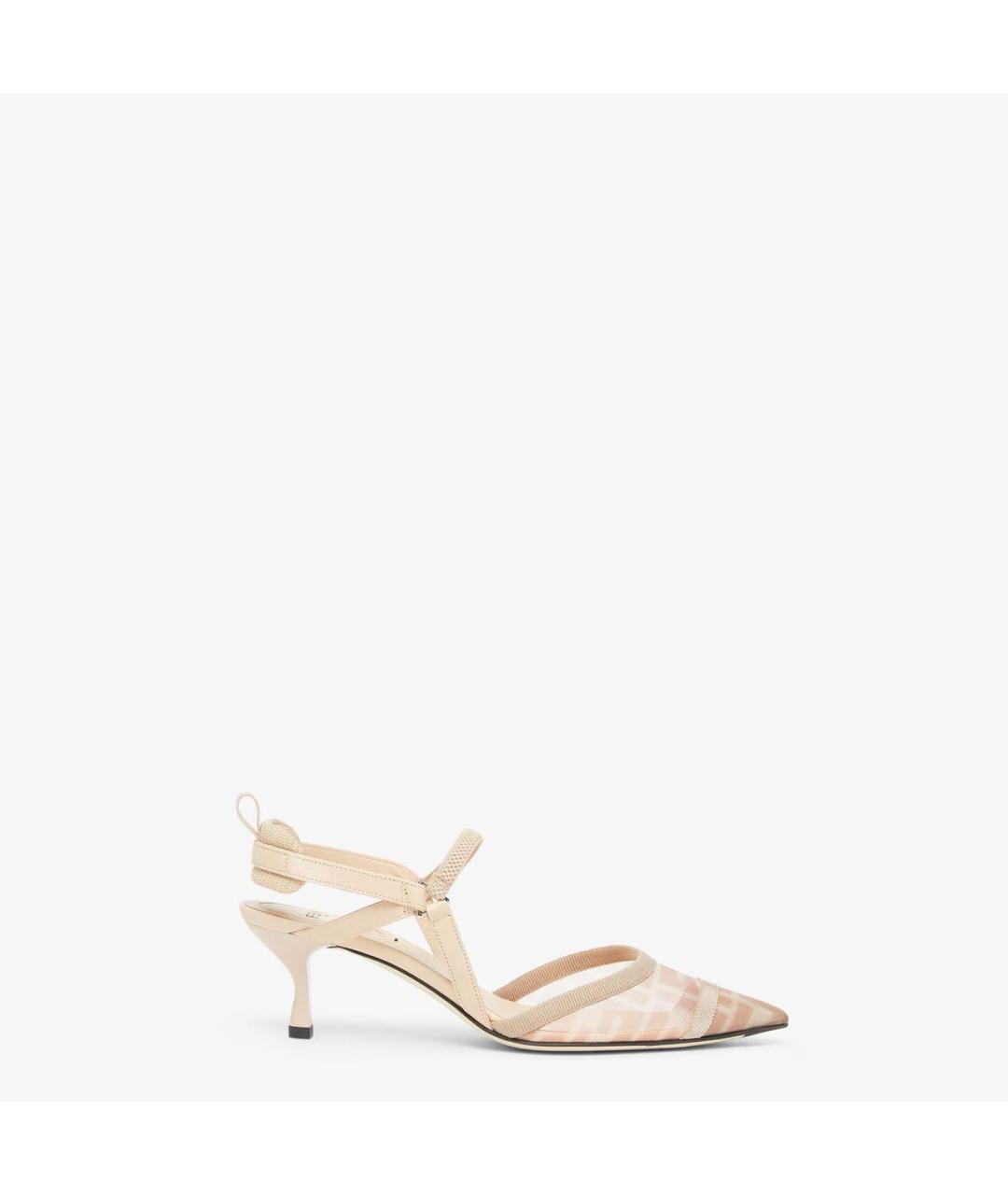 FENDI Бежевые туфли, фото 9