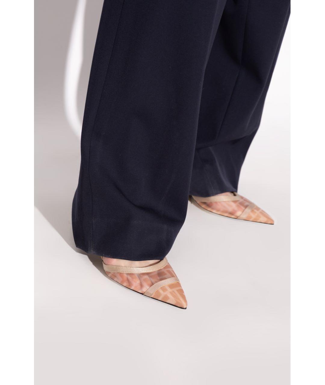 FENDI Бежевые туфли, фото 6