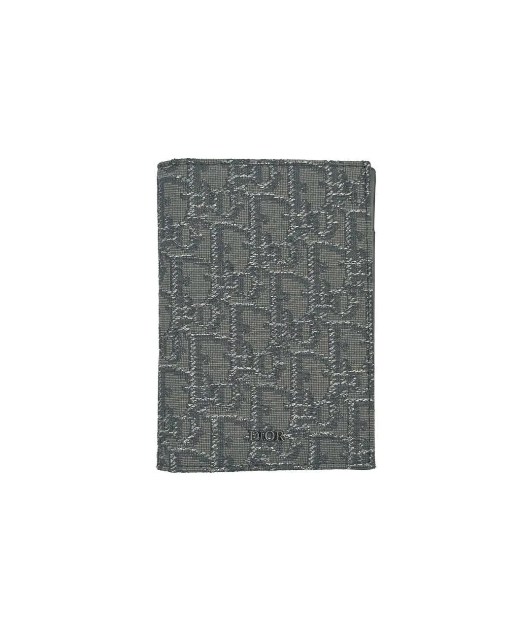 CHRISTIAN DIOR Серая визитница, фото 1