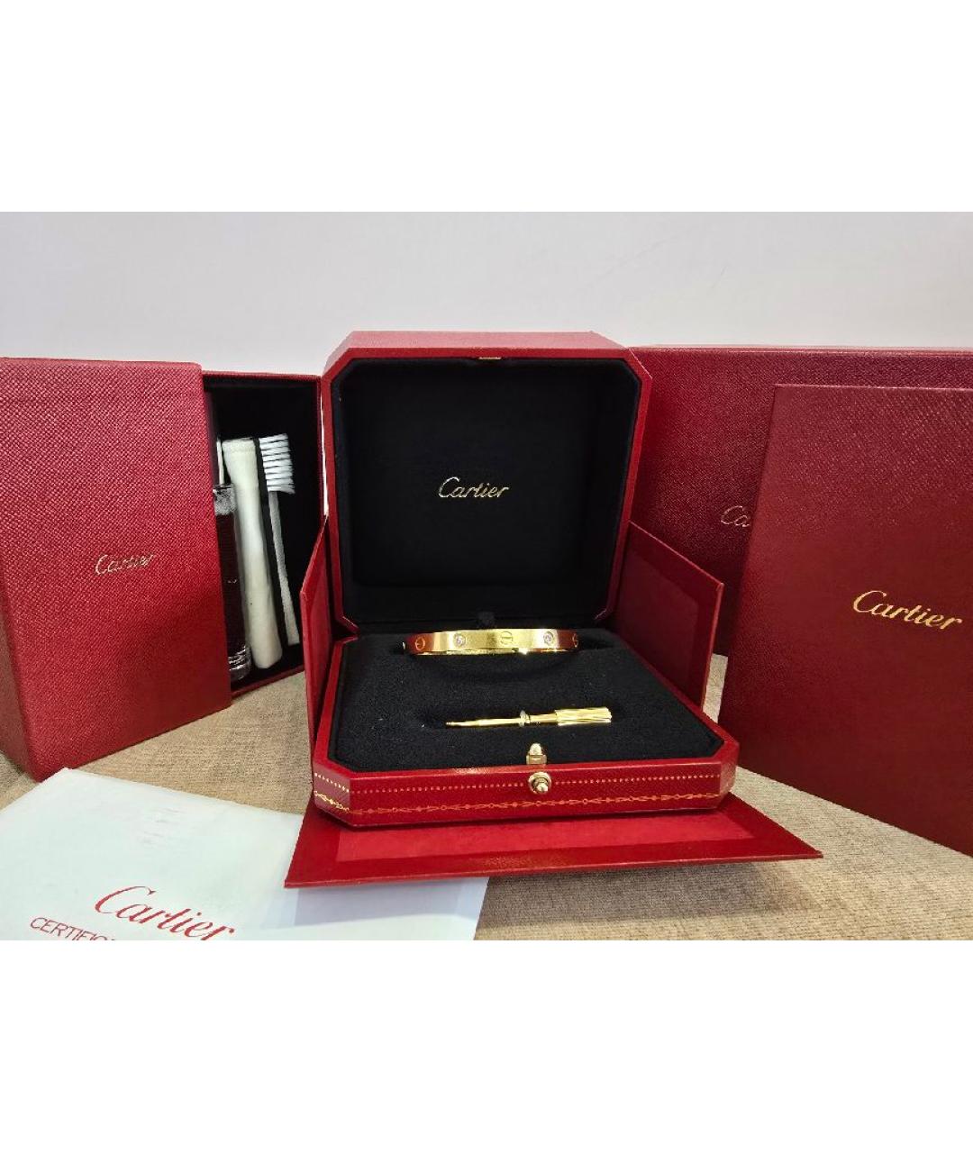 CARTIER Золотой браслет из желтого золота, фото 4