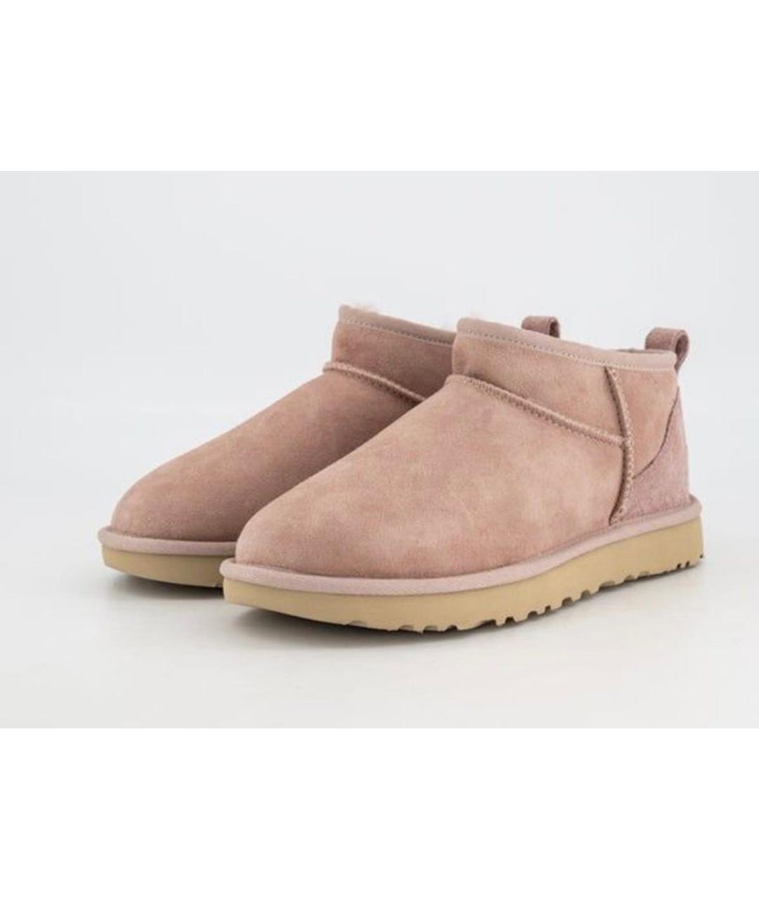 UGG AUSTRALIA Розовые замшевые ботинки, фото 2