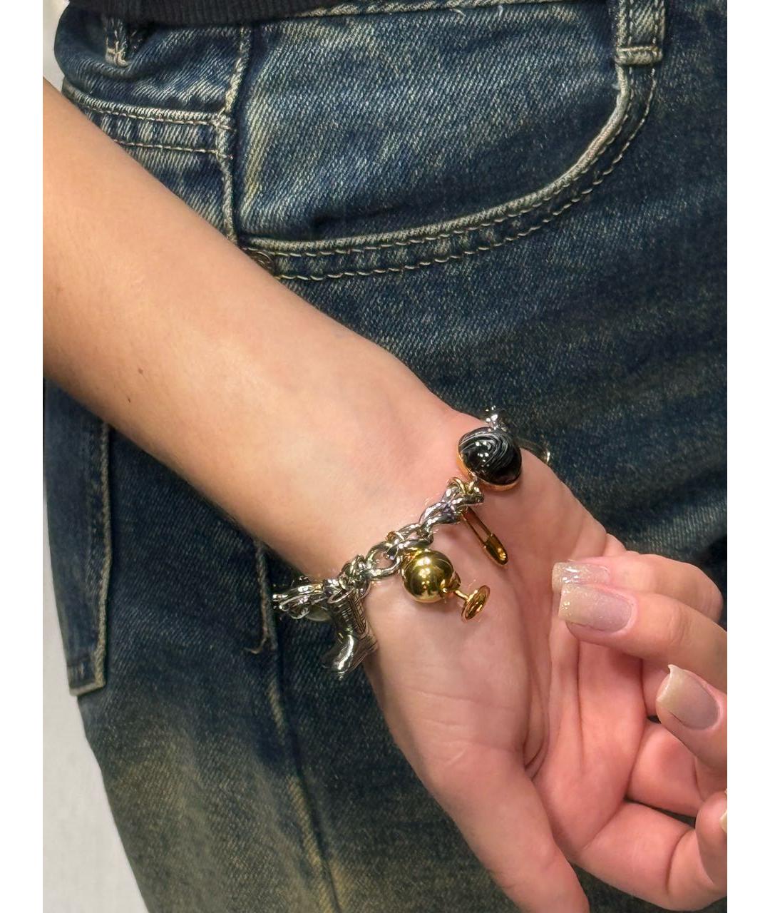 BURBERRY Мульти металлический браслет, фото 6