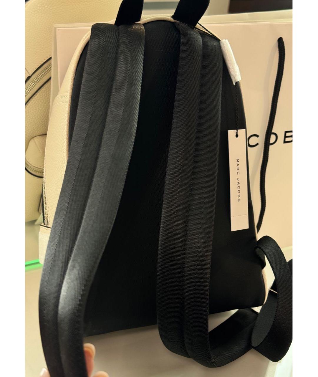 MARC JACOBS Бежевый кожаный рюкзак, фото 3