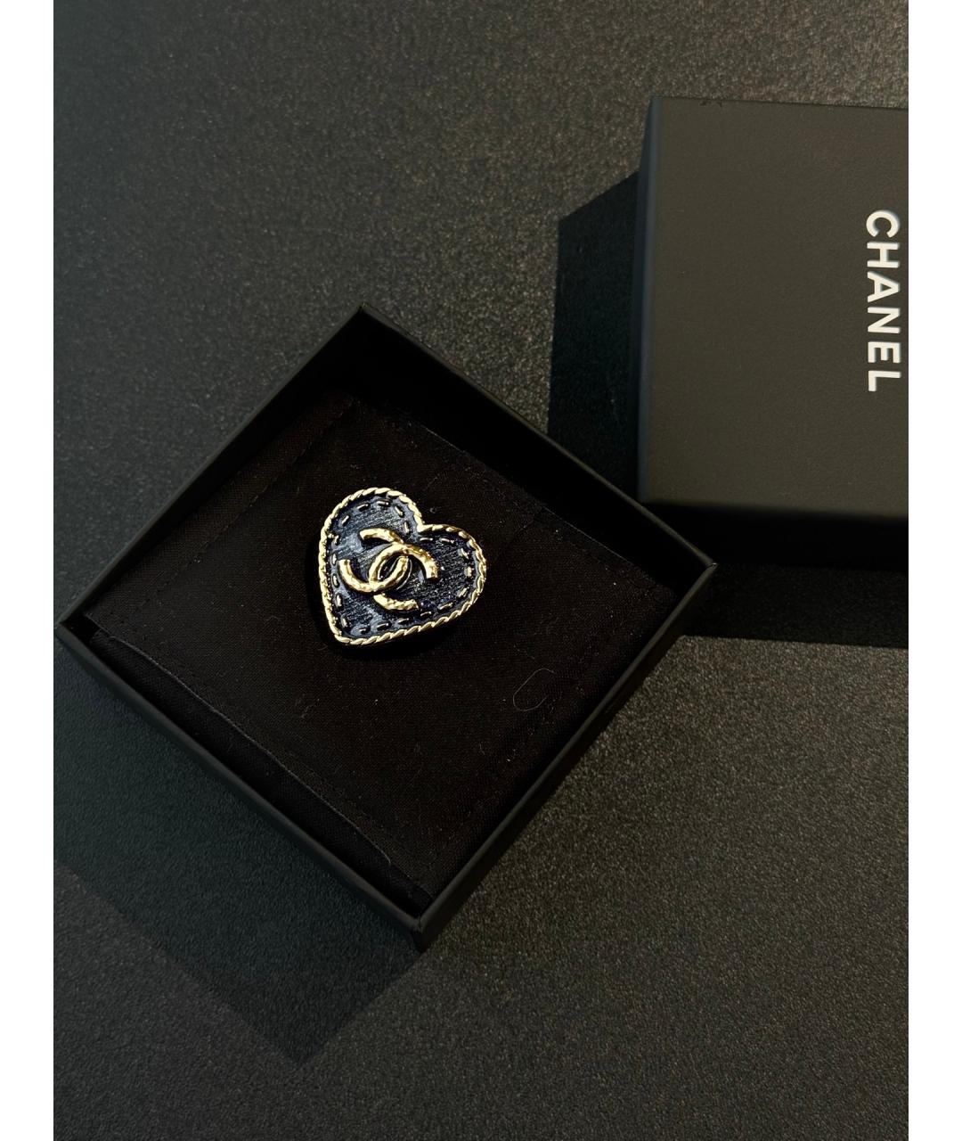 CHANEL Золотая металлическая булавка / брошь, фото 3
