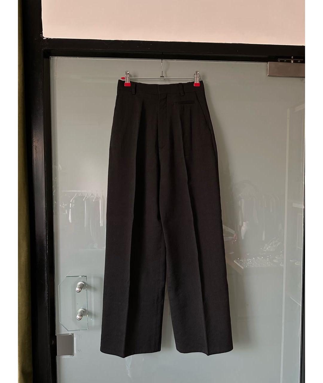 JACQUEMUS Черные шерстяные кюлоты, фото 9