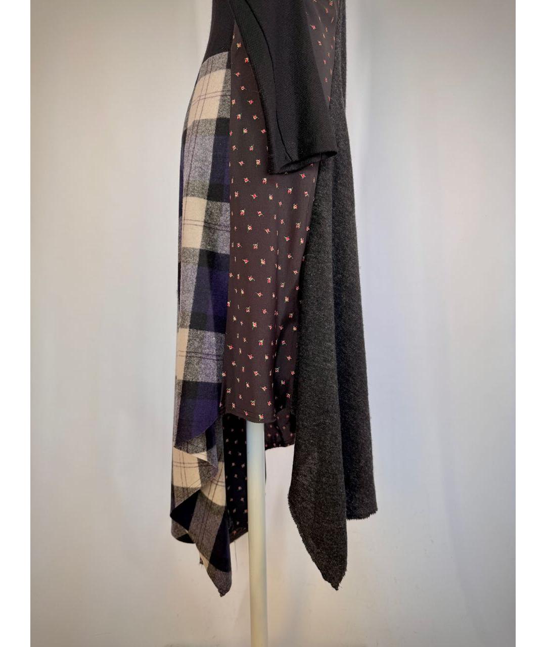 JUNYA WATANABE Мульти шерстяное повседневное платье, фото 6