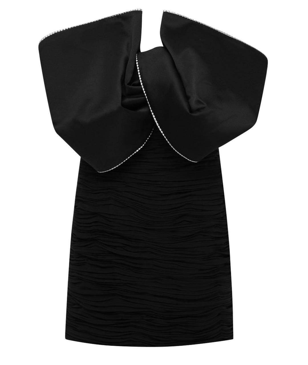 MAGDA BUTRYM Черное вискозное коктейльное платье, фото 1