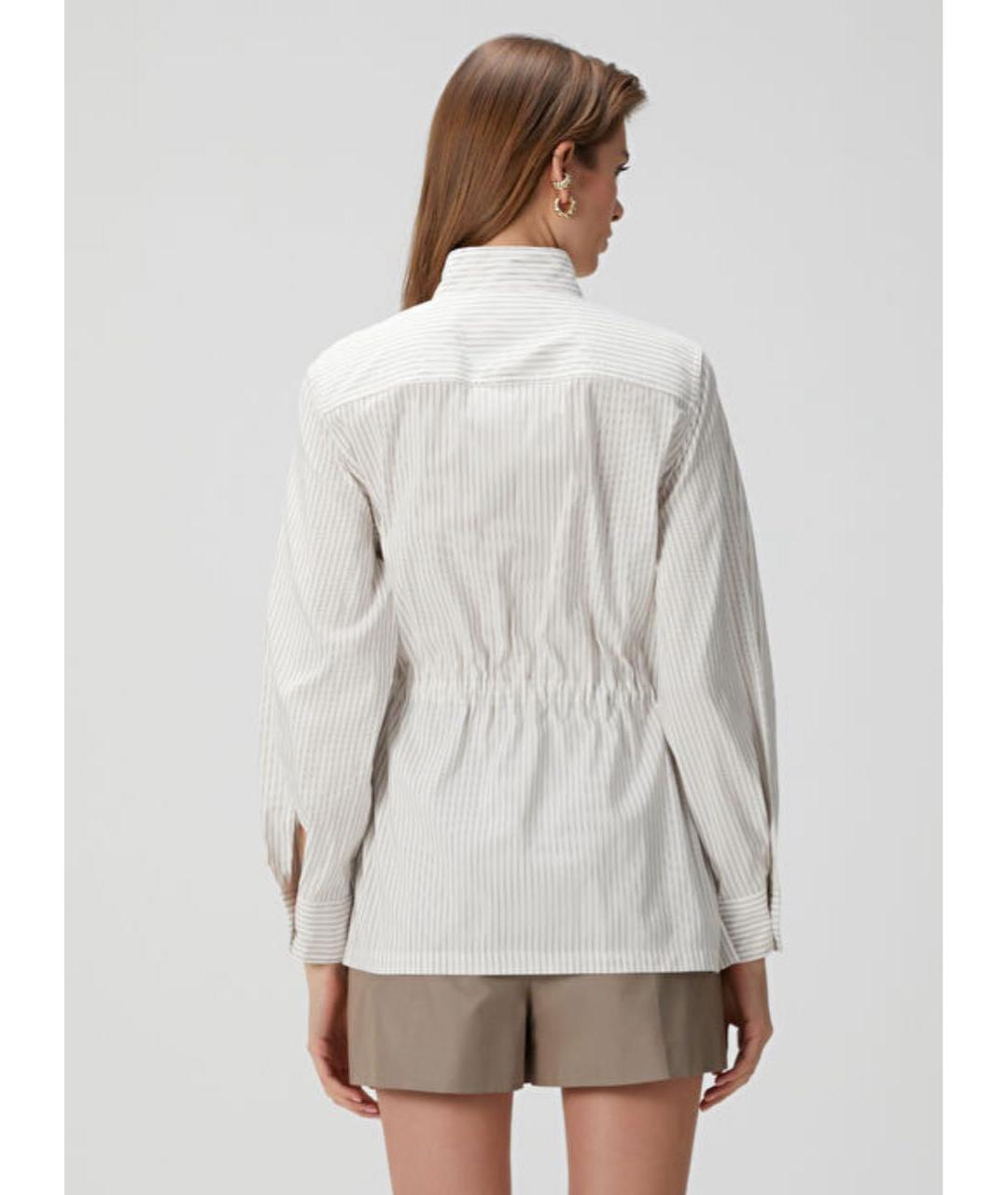 FENDI Белая хлопковая куртка, фото 3