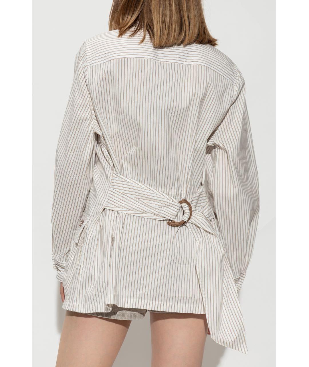 FENDI Белая хлопковая куртка, фото 7